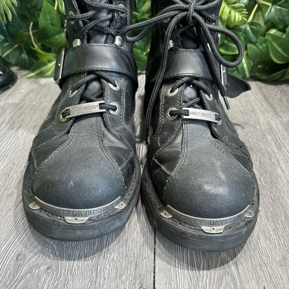 Harley-Davidson Motorcycle D96010 Wolverine Jones Leather Men\'s Boots Size 11